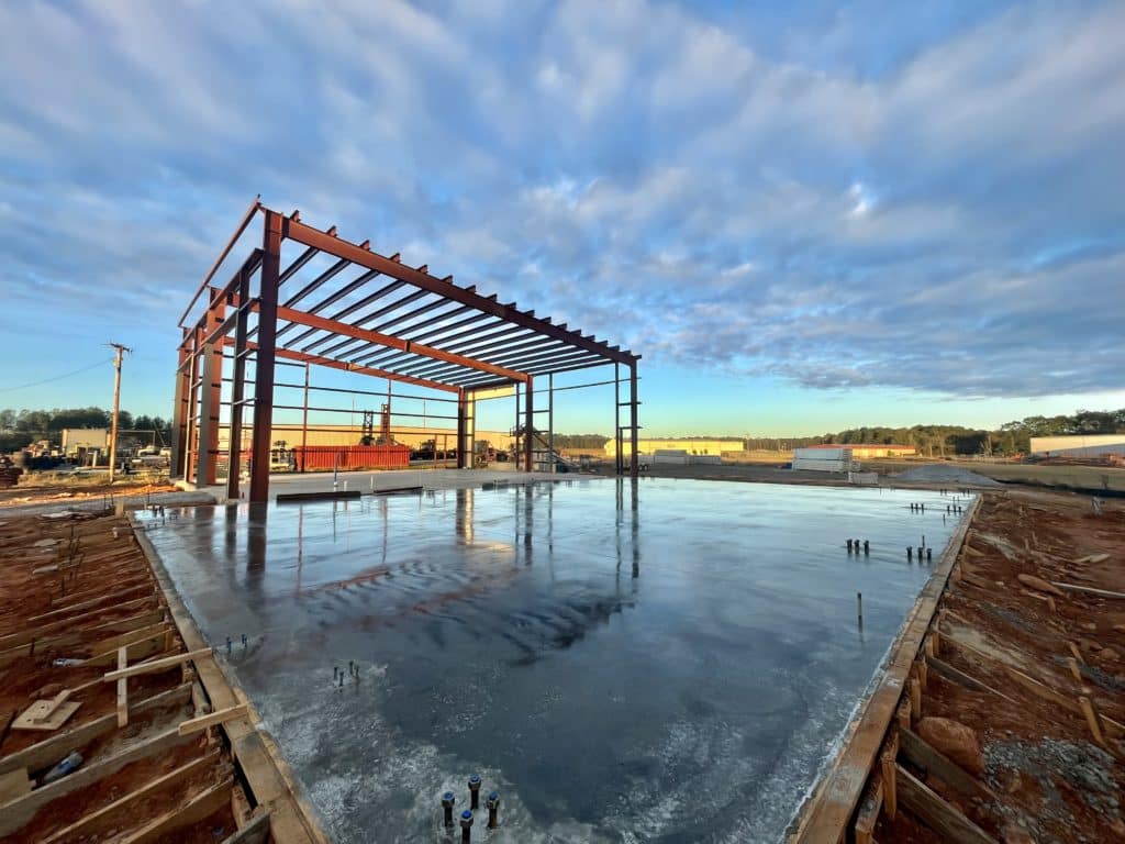 Taylor’s Mast Building construction site
