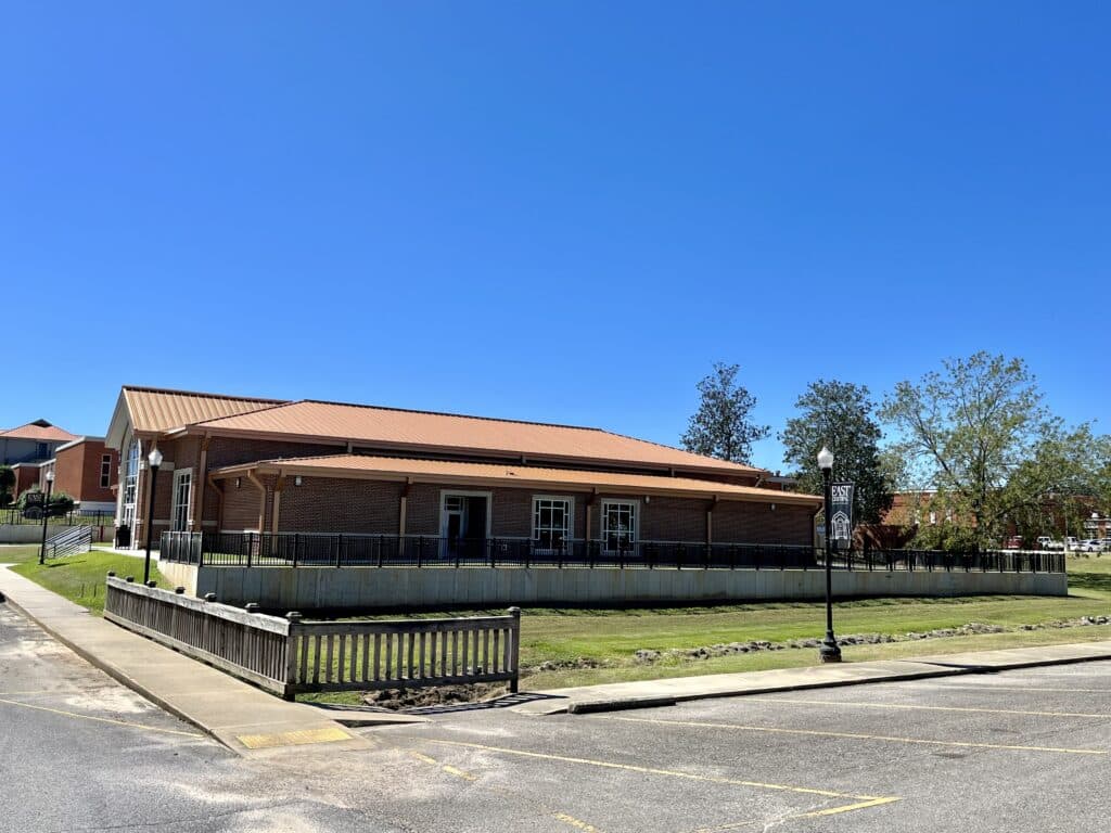 ECCC Band Hall construction site photo